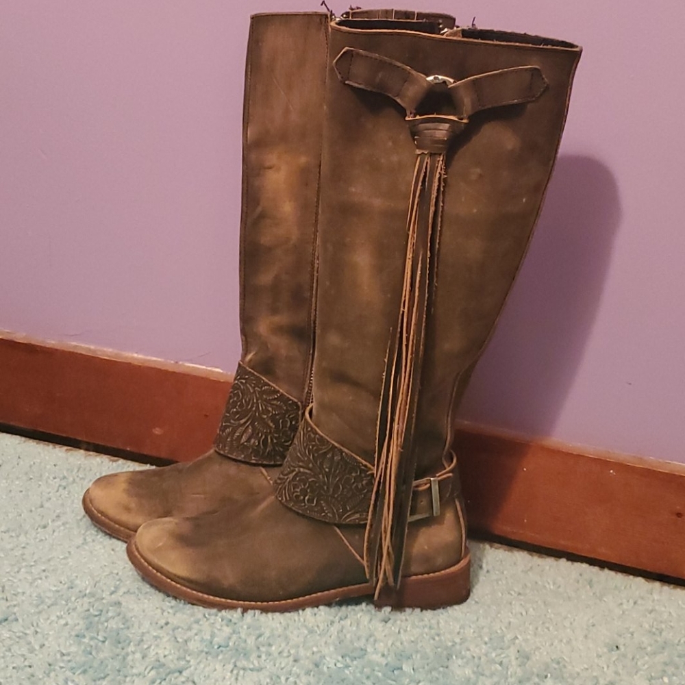 Very Volatile leather boots